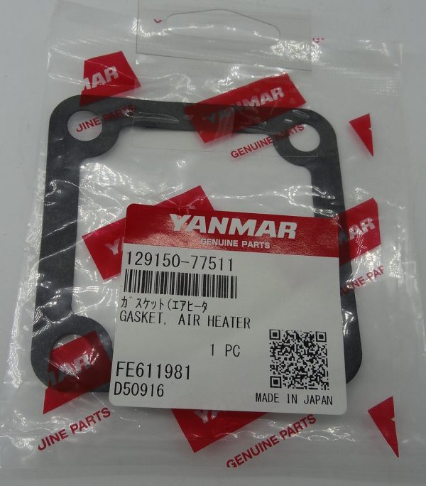 YANMAR GASKET AIR HEATER 129150-77511