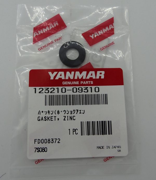 YANMAR GASKET ZINC 123210-09310