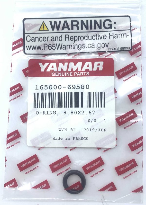 YANMAR O-RING 8.80×2.67 165000-69580