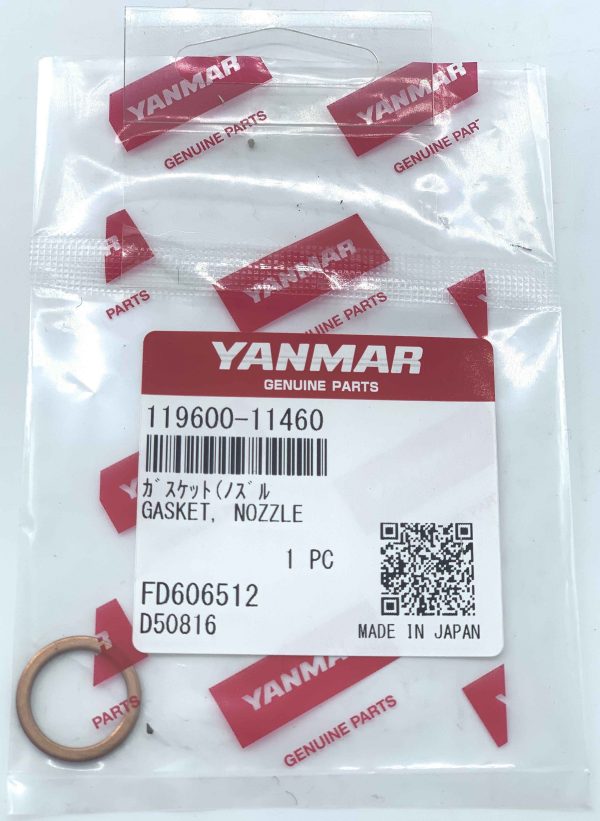 YANMAR GASKET NOZZLE YM 119600-11460