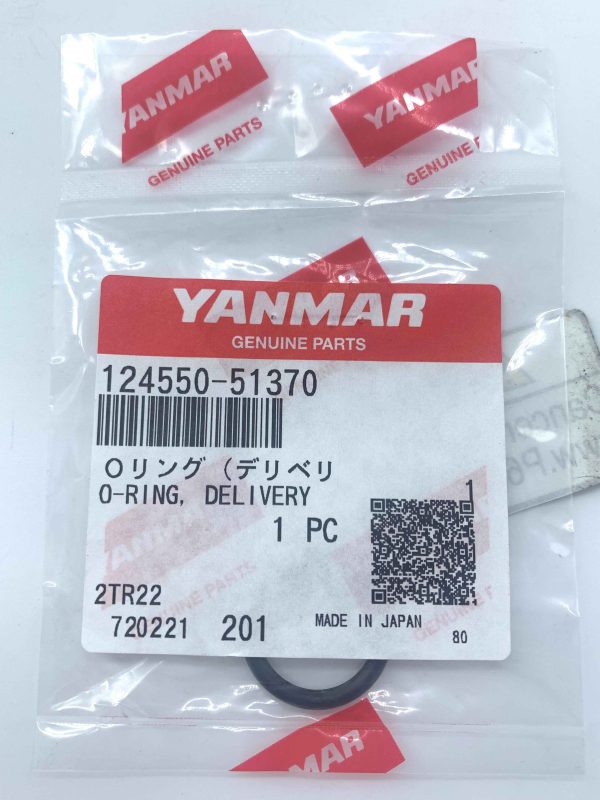 YANMAR O-RING DELIVERY VALVE 124550-51370