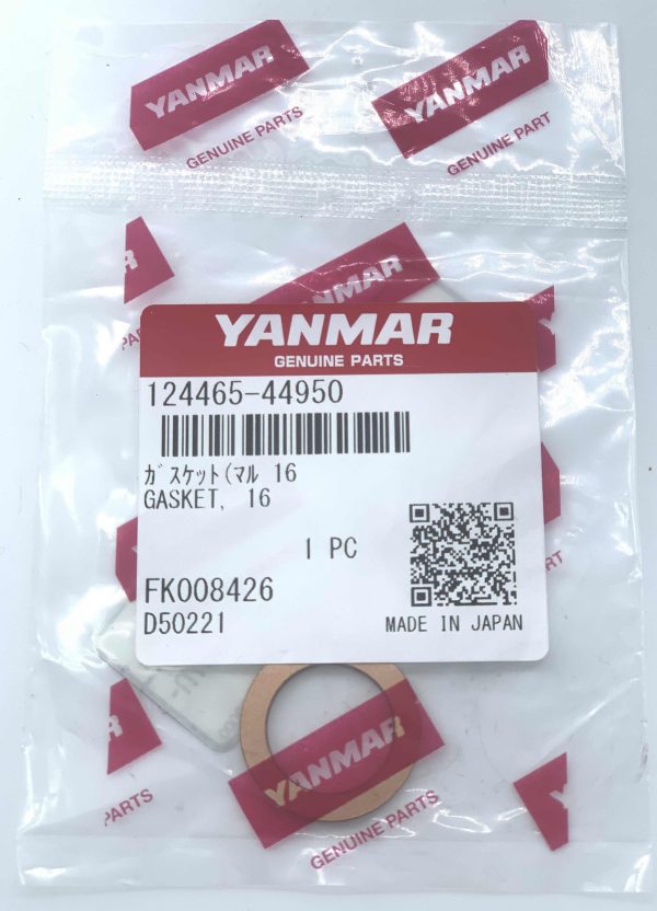 YANMAR GASKET 124465-44950