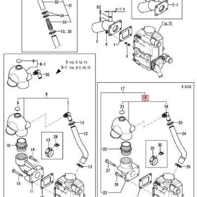 YANMAR MIXING ELBOW ASSY 128990-13520