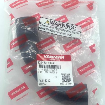 YANMAR PIPE SEA WATER 129470-49040