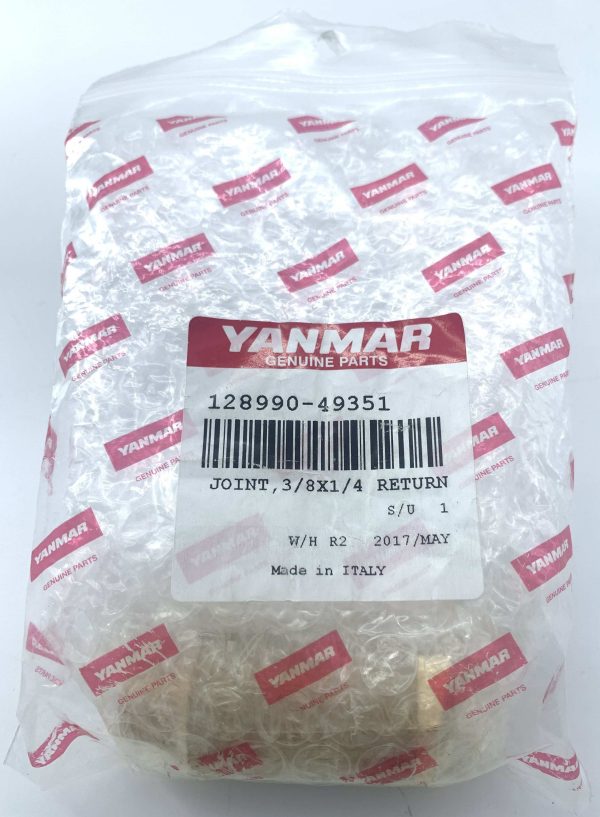 YANMAR JOINT 38×14 RETURN 128990-49351