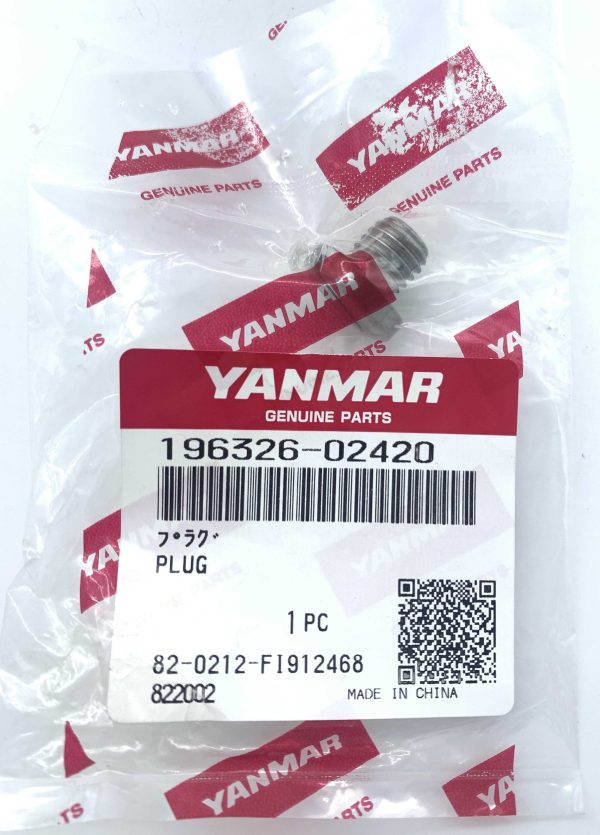 YANMAR PLUG 196326-02420