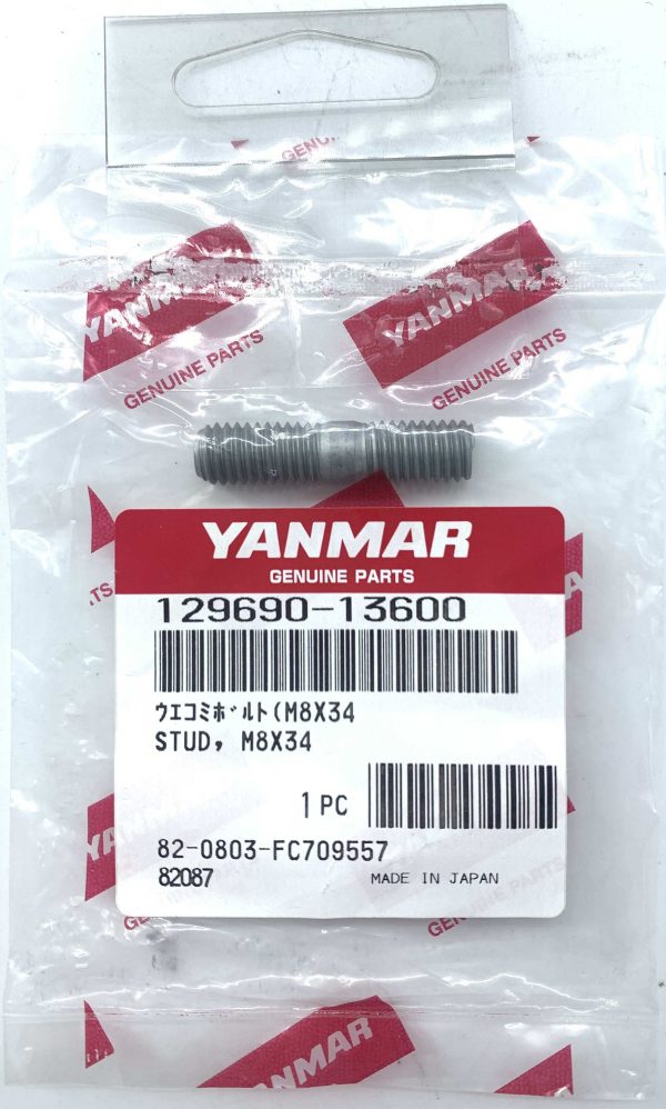 YANMAR STUD M8X34 129690-13600