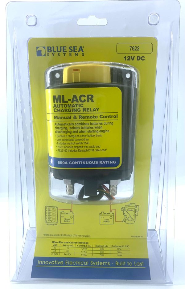 BLUE SEA ML-ACR AUTOMATIC CHARGING RELAY 7622