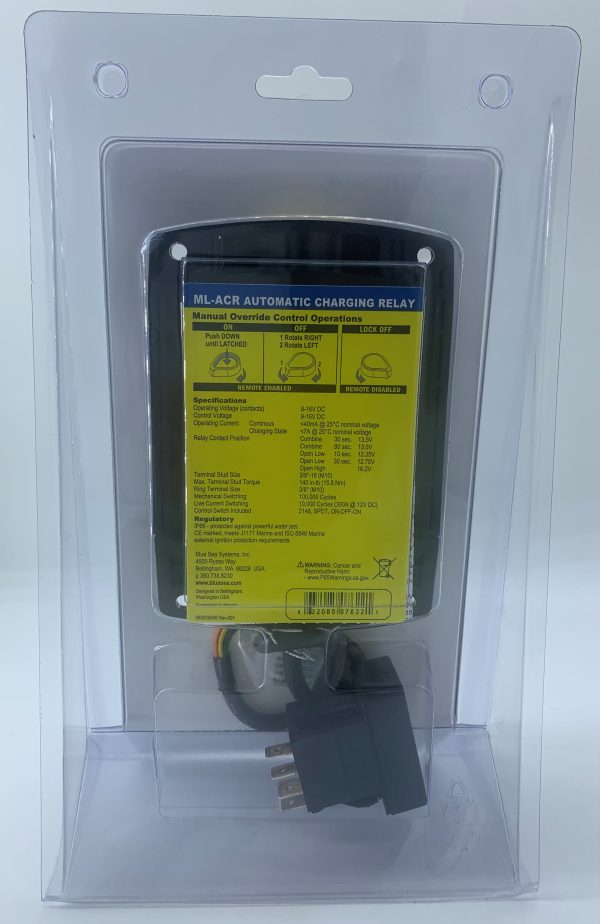 BLUE SEA ML-ACR AUTOMATIC CHARGEING RELAY 7622,