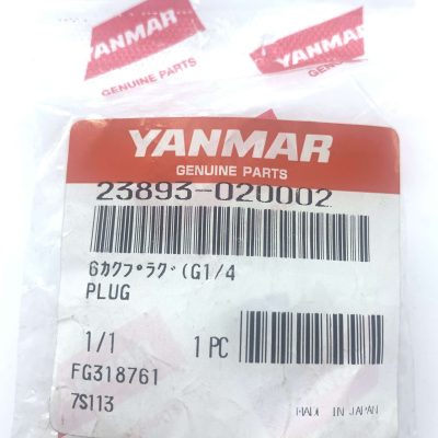 YANMAR PLUG G1,4 23893-020002