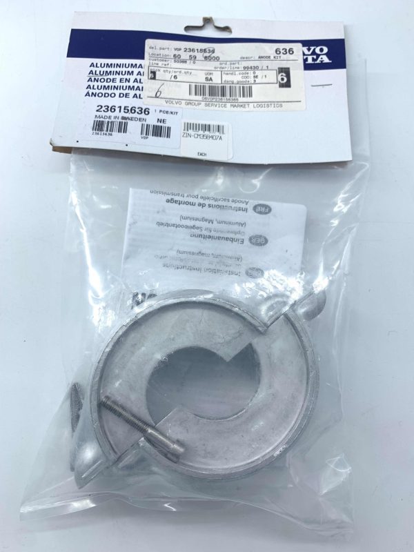 VOLVO PENTA CM358407A SAILDRIVE ANODE ALUMINUM